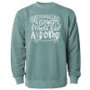 Unisex Midweight Pigment-Dyed Crewneck Sweatshirt Thumbnail