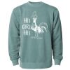 Unisex Midweight Pigment-Dyed Crewneck Sweatshirt Thumbnail