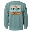 Unisex Midweight Pigment-Dyed Crewneck Sweatshirt Thumbnail