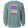 Unisex Midweight Pigment-Dyed Crewneck Sweatshirt Thumbnail
