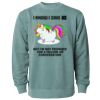 Unisex Midweight Pigment-Dyed Crewneck Sweatshirt Thumbnail