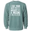 Unisex Midweight Pigment-Dyed Crewneck Sweatshirt Thumbnail