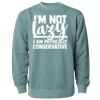 Unisex Midweight Pigment-Dyed Crewneck Sweatshirt Thumbnail