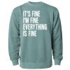 Unisex Midweight Pigment-Dyed Crewneck Sweatshirt Thumbnail