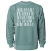 Unisex Midweight Pigment-Dyed Crewneck Sweatshirt Thumbnail