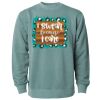 Unisex Midweight Pigment-Dyed Crewneck Sweatshirt Thumbnail