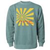 Unisex Midweight Pigment-Dyed Crewneck Sweatshirt Thumbnail