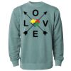 Unisex Midweight Pigment-Dyed Crewneck Sweatshirt Thumbnail