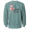 Unisex Midweight Pigment-Dyed Crewneck Sweatshirt Thumbnail