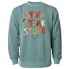 Unisex Midweight Pigment-Dyed Crewneck Sweatshirt Thumbnail