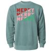 Unisex Midweight Pigment-Dyed Crewneck Sweatshirt Thumbnail