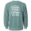 Unisex Midweight Pigment-Dyed Crewneck Sweatshirt Thumbnail