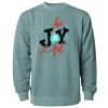 Unisex Midweight Pigment-Dyed Crewneck Sweatshirt Thumbnail