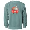 Unisex Midweight Pigment-Dyed Crewneck Sweatshirt Thumbnail