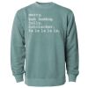 Unisex Midweight Pigment-Dyed Crewneck Sweatshirt Thumbnail