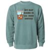 Unisex Midweight Pigment-Dyed Crewneck Sweatshirt Thumbnail