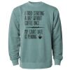 Unisex Midweight Pigment-Dyed Crewneck Sweatshirt Thumbnail