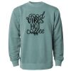 Unisex Midweight Pigment-Dyed Crewneck Sweatshirt Thumbnail