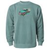 Unisex Midweight Pigment-Dyed Crewneck Sweatshirt Thumbnail