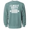 Unisex Midweight Pigment-Dyed Crewneck Sweatshirt Thumbnail