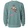 Unisex Midweight Pigment-Dyed Crewneck Sweatshirt Thumbnail