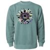 Unisex Midweight Pigment-Dyed Crewneck Sweatshirt Thumbnail