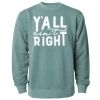 Unisex Midweight Pigment-Dyed Crewneck Sweatshirt Thumbnail