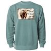 Unisex Midweight Pigment-Dyed Crewneck Sweatshirt Thumbnail