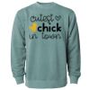 Unisex Midweight Pigment-Dyed Crewneck Sweatshirt Thumbnail