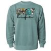Unisex Midweight Pigment-Dyed Crewneck Sweatshirt Thumbnail