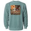 Unisex Midweight Pigment-Dyed Crewneck Sweatshirt Thumbnail