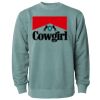 Unisex Midweight Pigment-Dyed Crewneck Sweatshirt Thumbnail