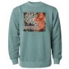 Unisex Midweight Pigment-Dyed Crewneck Sweatshirt Thumbnail
