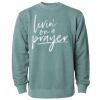Unisex Midweight Pigment-Dyed Crewneck Sweatshirt Thumbnail