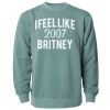 Unisex Midweight Pigment-Dyed Crewneck Sweatshirt Thumbnail