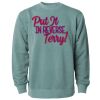 Unisex Midweight Pigment-Dyed Crewneck Sweatshirt Thumbnail