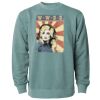 Unisex Midweight Pigment-Dyed Crewneck Sweatshirt Thumbnail