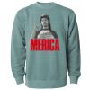 Unisex Midweight Pigment-Dyed Crewneck Sweatshirt Thumbnail