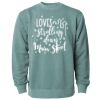 Unisex Midweight Pigment-Dyed Crewneck Sweatshirt Thumbnail