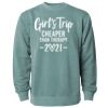 Unisex Midweight Pigment-Dyed Crewneck Sweatshirt Thumbnail