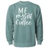 Unisex Midweight Pigment-Dyed Crewneck Sweatshirt Thumbnail