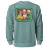 Unisex Midweight Pigment-Dyed Crewneck Sweatshirt Thumbnail