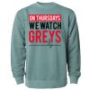 Unisex Midweight Pigment-Dyed Crewneck Sweatshirt Thumbnail