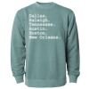 Unisex Midweight Pigment-Dyed Crewneck Sweatshirt Thumbnail