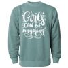 Unisex Midweight Pigment-Dyed Crewneck Sweatshirt Thumbnail