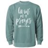 Unisex Midweight Pigment-Dyed Crewneck Sweatshirt Thumbnail