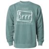 Unisex Midweight Pigment-Dyed Crewneck Sweatshirt Thumbnail
