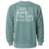 Unisex Midweight Pigment-Dyed Crewneck Sweatshirt Thumbnail