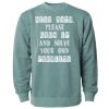 Unisex Midweight Pigment-Dyed Crewneck Sweatshirt Thumbnail