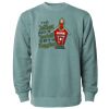 Unisex Midweight Pigment-Dyed Crewneck Sweatshirt Thumbnail